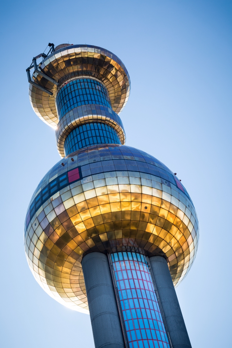 Umjetnik Hundertwasser zaslužan je za prepoznatljivost spalionice u svijetu Â© Wien Energie/Ludwig Schedl