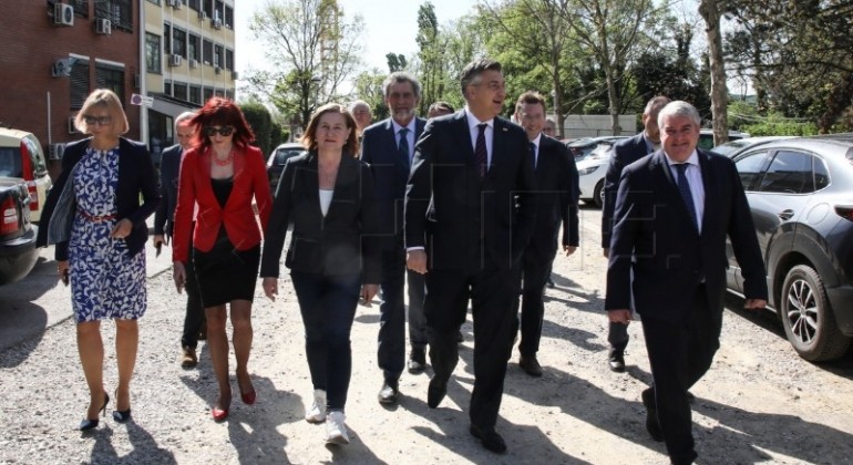 Premijer Plenković posjetio Institut Ruđer Bošković, projekt O-ZIP ključan za IRB