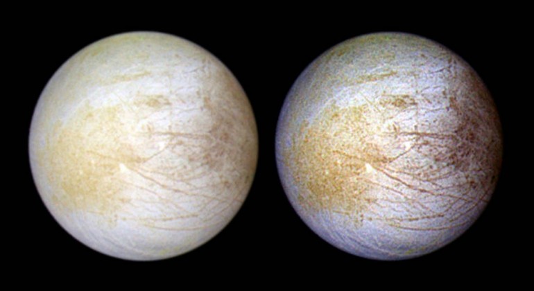 Hubble pronašao dokaze o postojanim vodenim parama na jednoj hemisferi Europe