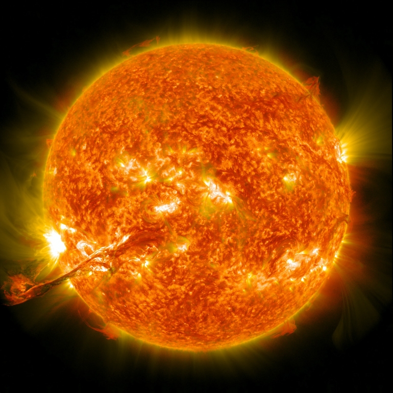 Nasa: A corona mass ejection erupts from our sun on August 31, 2012