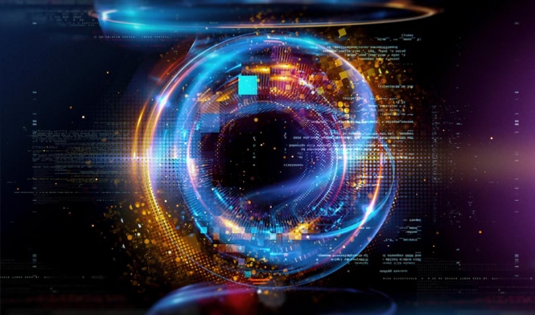 Apstraktni koncept kvantnog interneta. Izvor: Dmitriy Rybin/Shutterstock.