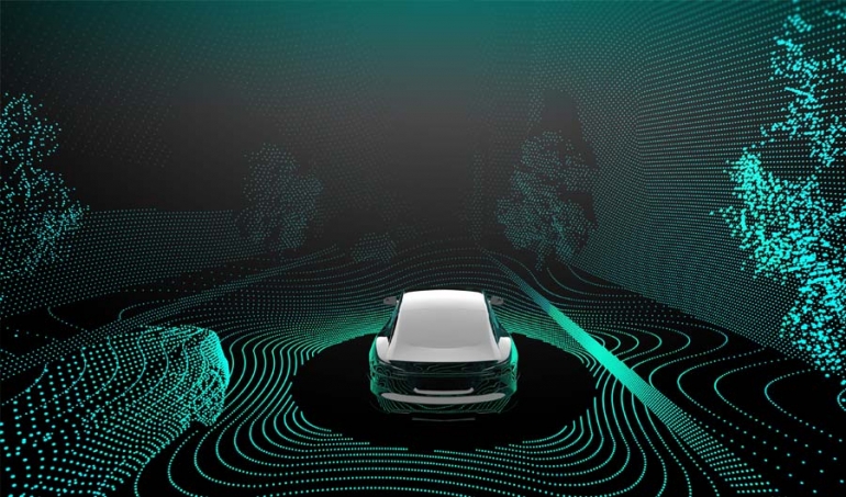 Nova vrsta senzora koji oponaša način na koji ljudsko oko detektira svjetlost mogla bi u budućnosti dovesti do boljeg vida za samovozeće automobile. Izvor: Dean Burton/Shutterstock.